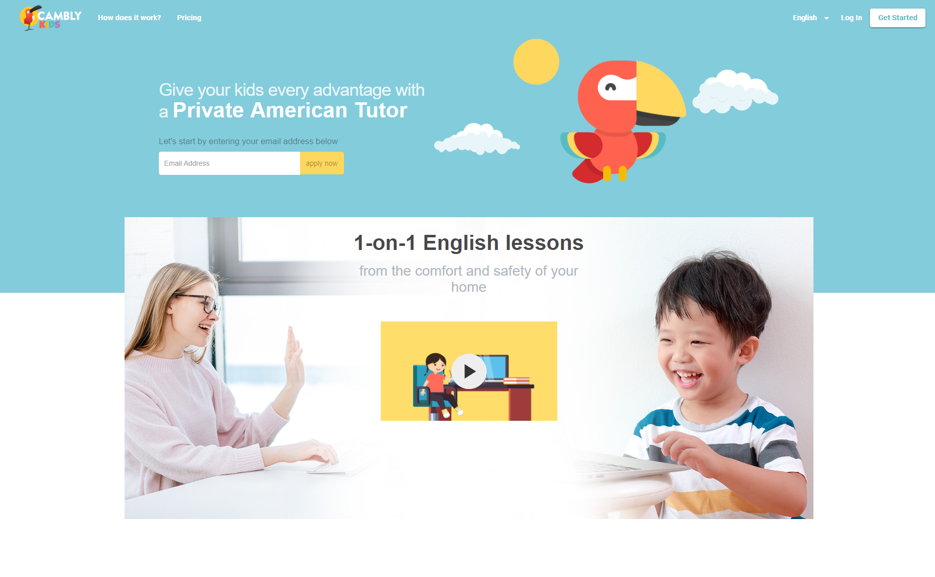 Cambly Kid - Ứng dụng dạy tiếng Anh cho trẻ em từ Mỹ